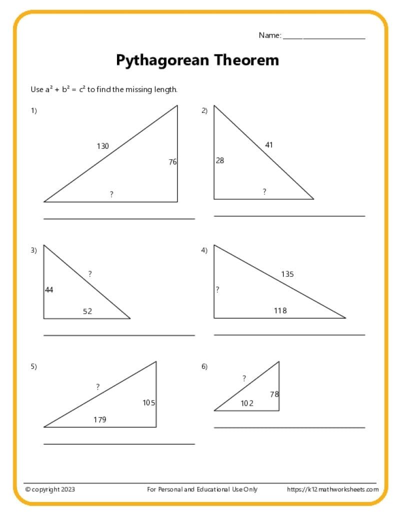 Math Worksheets For 7th Graders Printable
