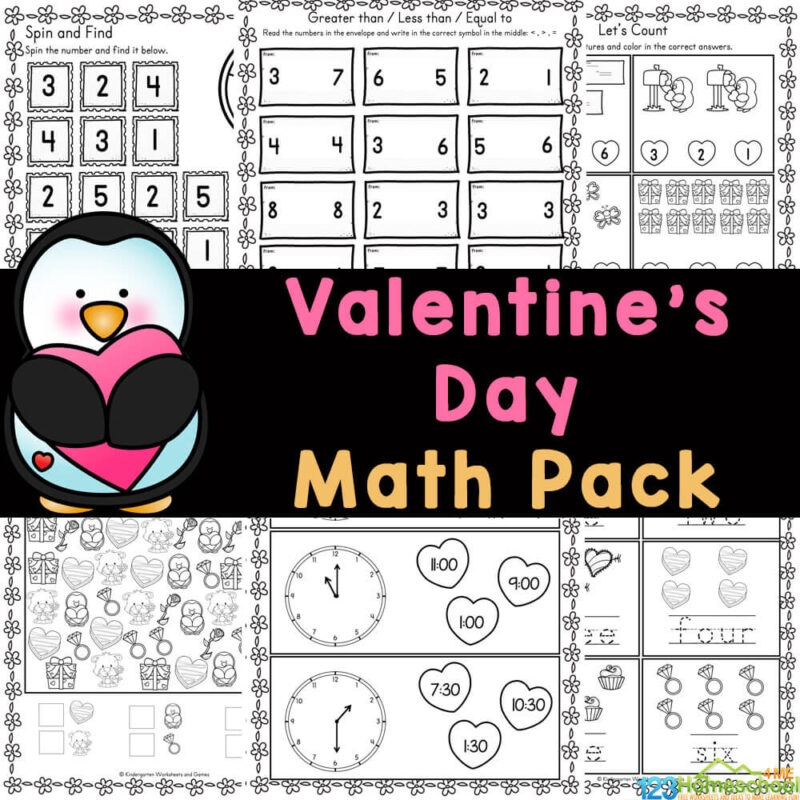 Valentine's Day Printable Worksheets