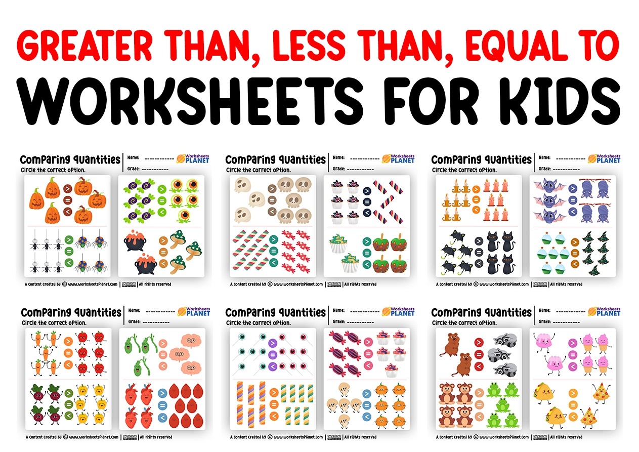 Greater Than Less Than Equal To WORKSHEETS Greater Than Less Than Equal To WORKSHEETS