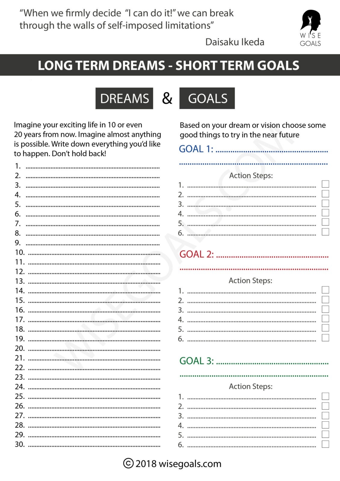 Mental Health Worksheets Printable