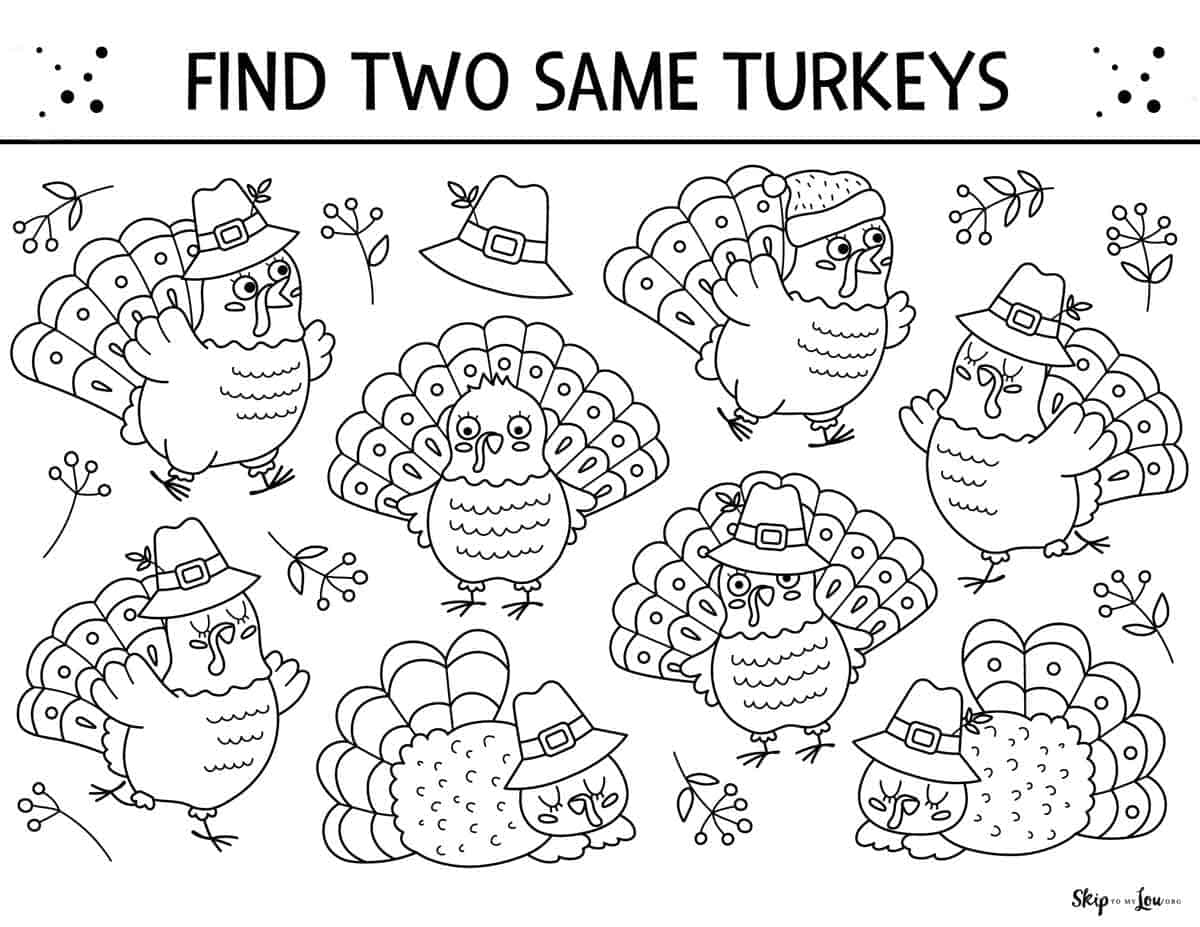 Free Printable Worksheets For Thanksgiving Free Printable Worksheets For Thanksgiving