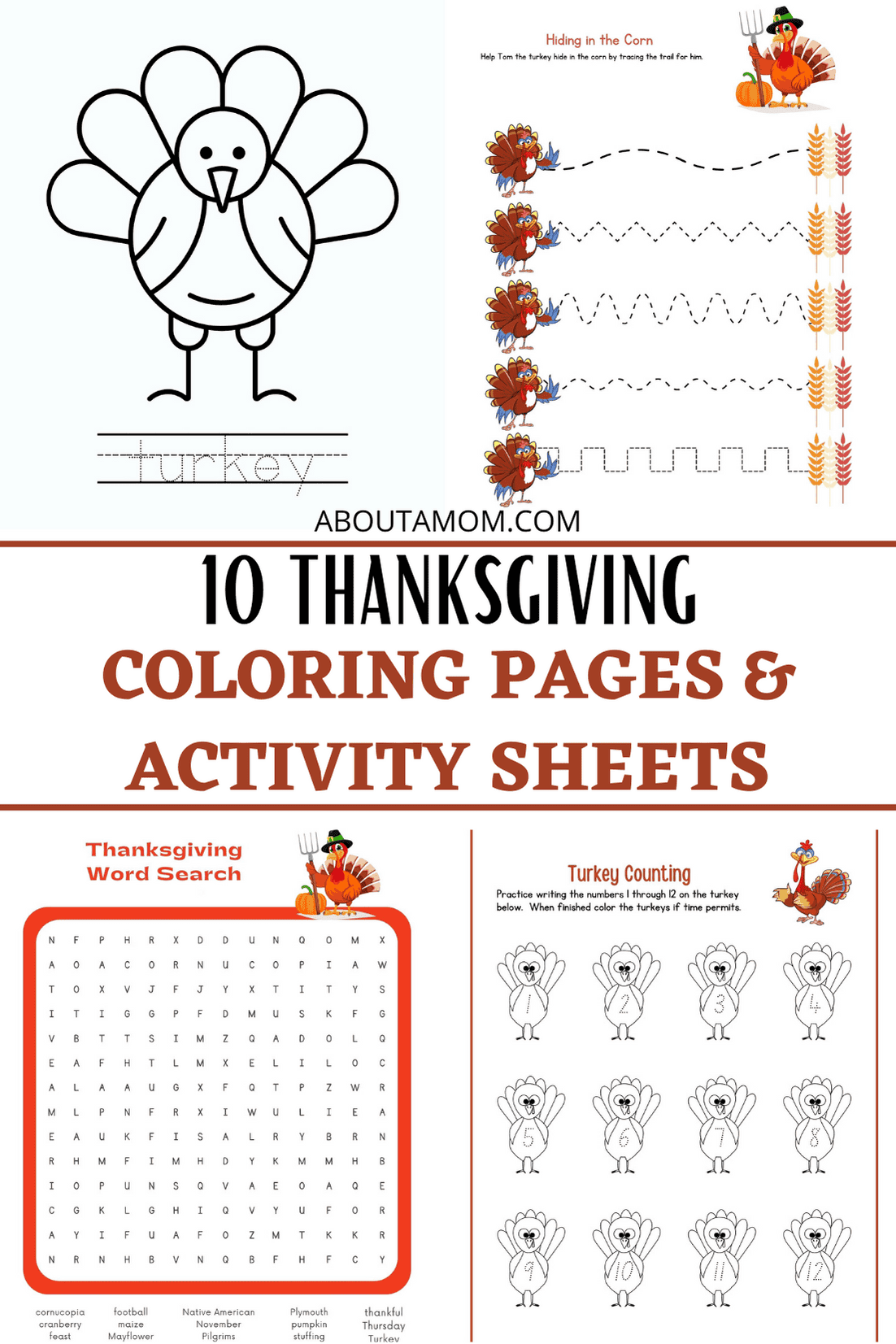 Free Printable Thanksgiving Worksheet