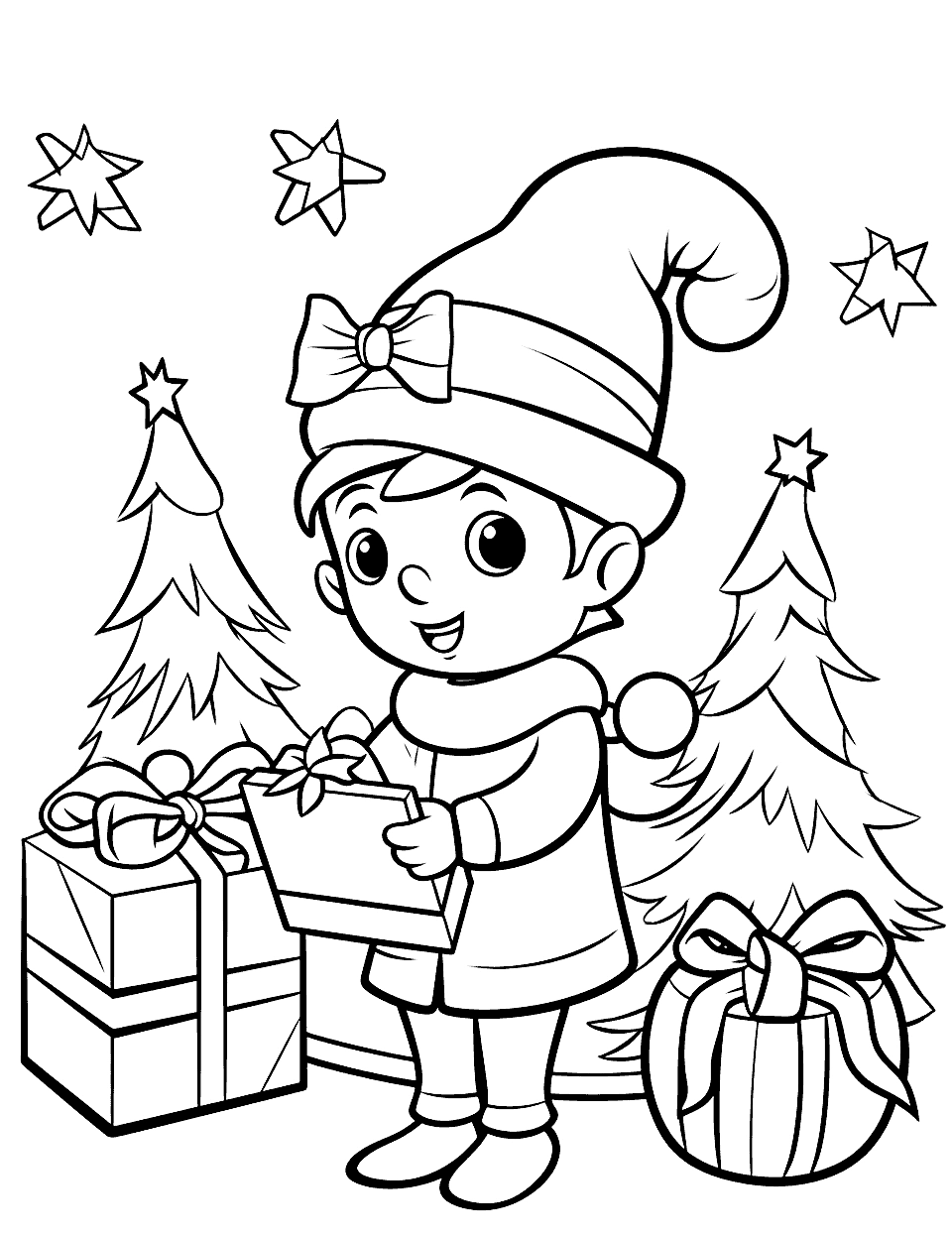 Free Printable Christmas Coloring Worksheets