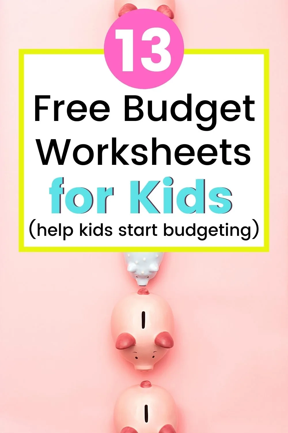 13 Kid s Budget Worksheets Plus Sample Budget Template For Teenagers 