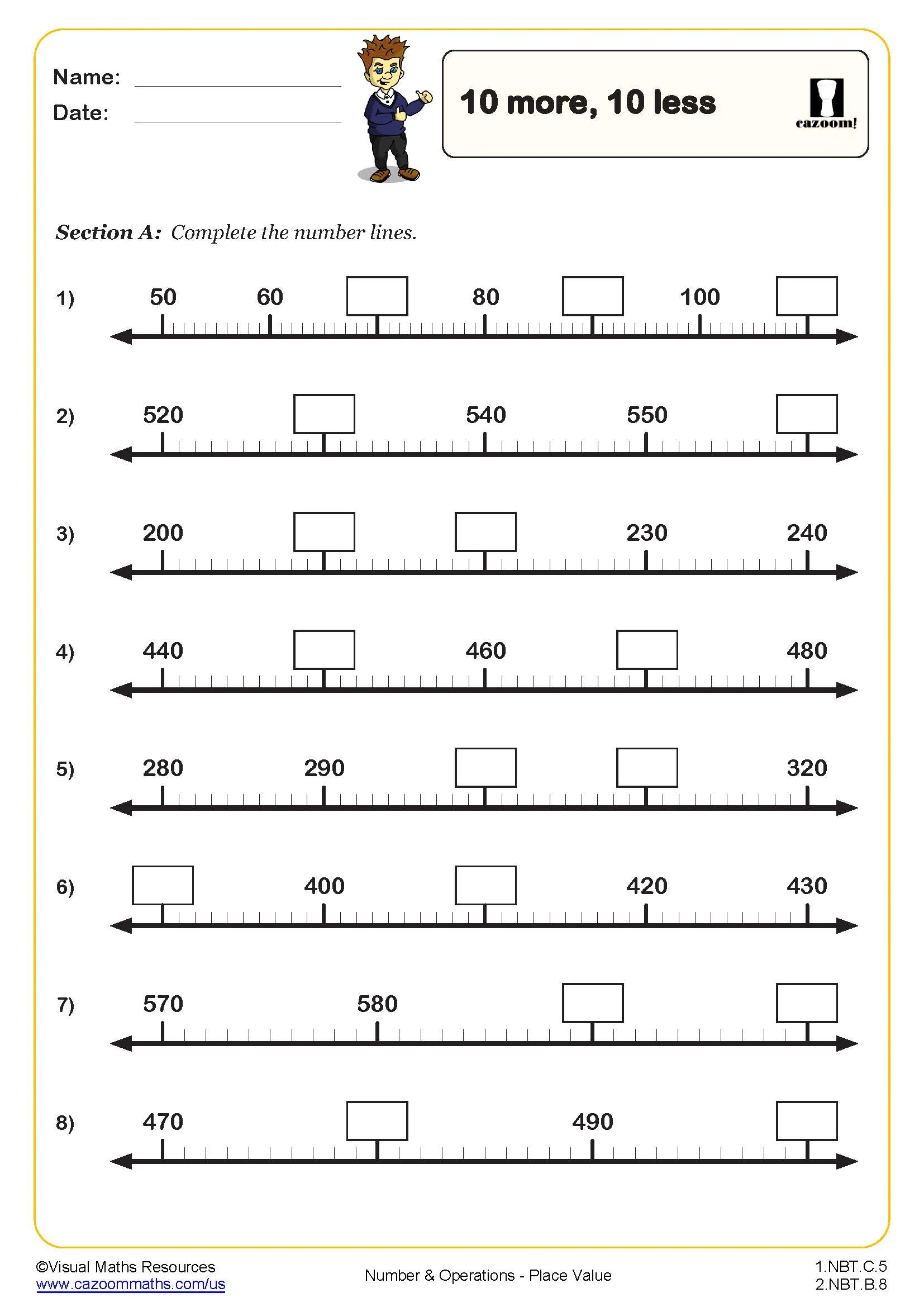 Free Printable 1st Grade Math Worksheets