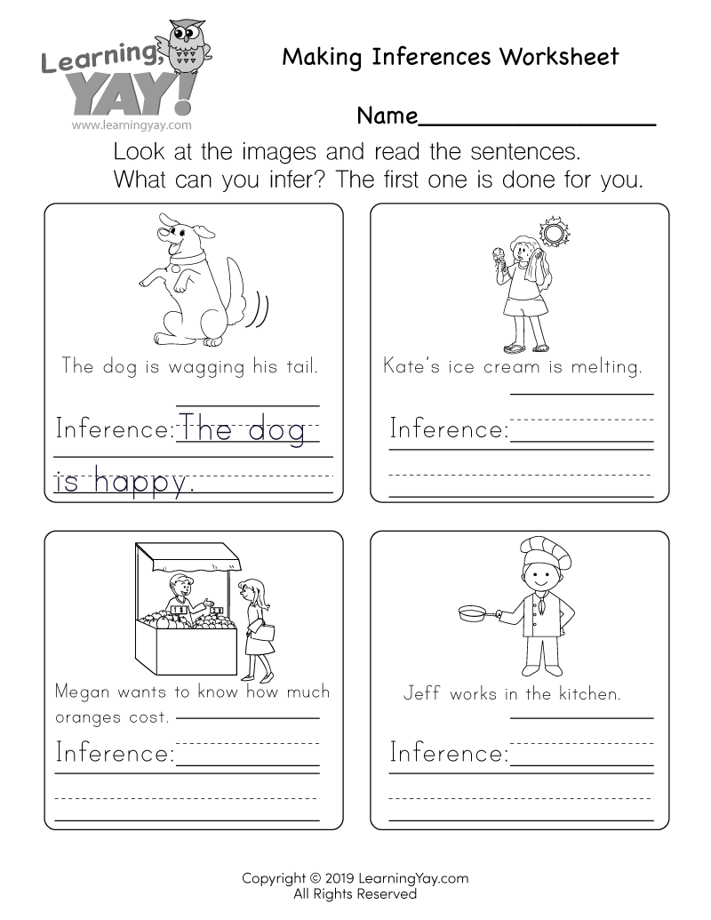 Printable Activity Worksheets