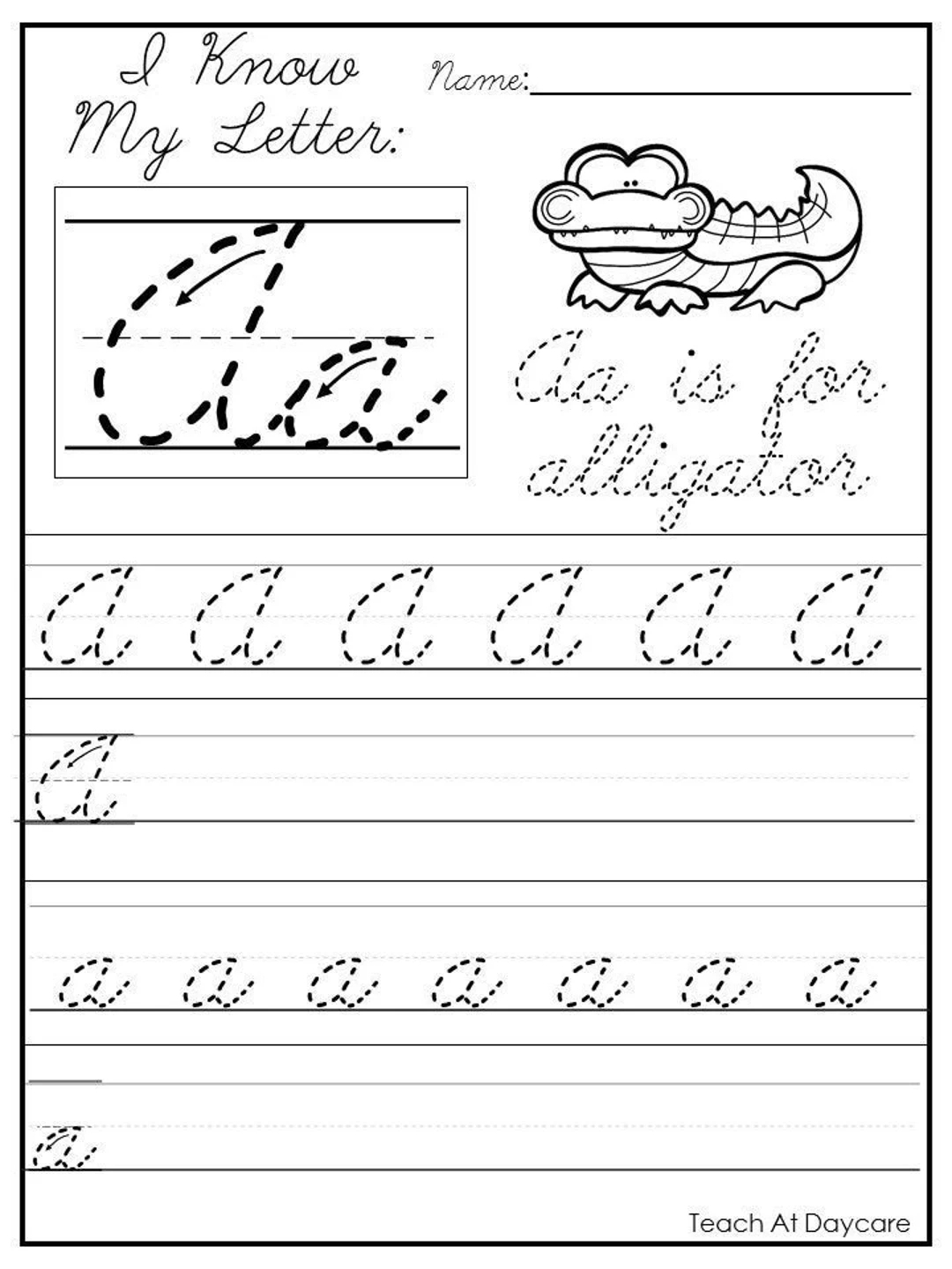 26 Printable Cursive Alphabet I Know My Letters Worksheets Preschool kdg Phonics Etsy 26 Printable Cursive Alphabet I Know My Letters Worksheets Preschool kdg Phonics Etsy