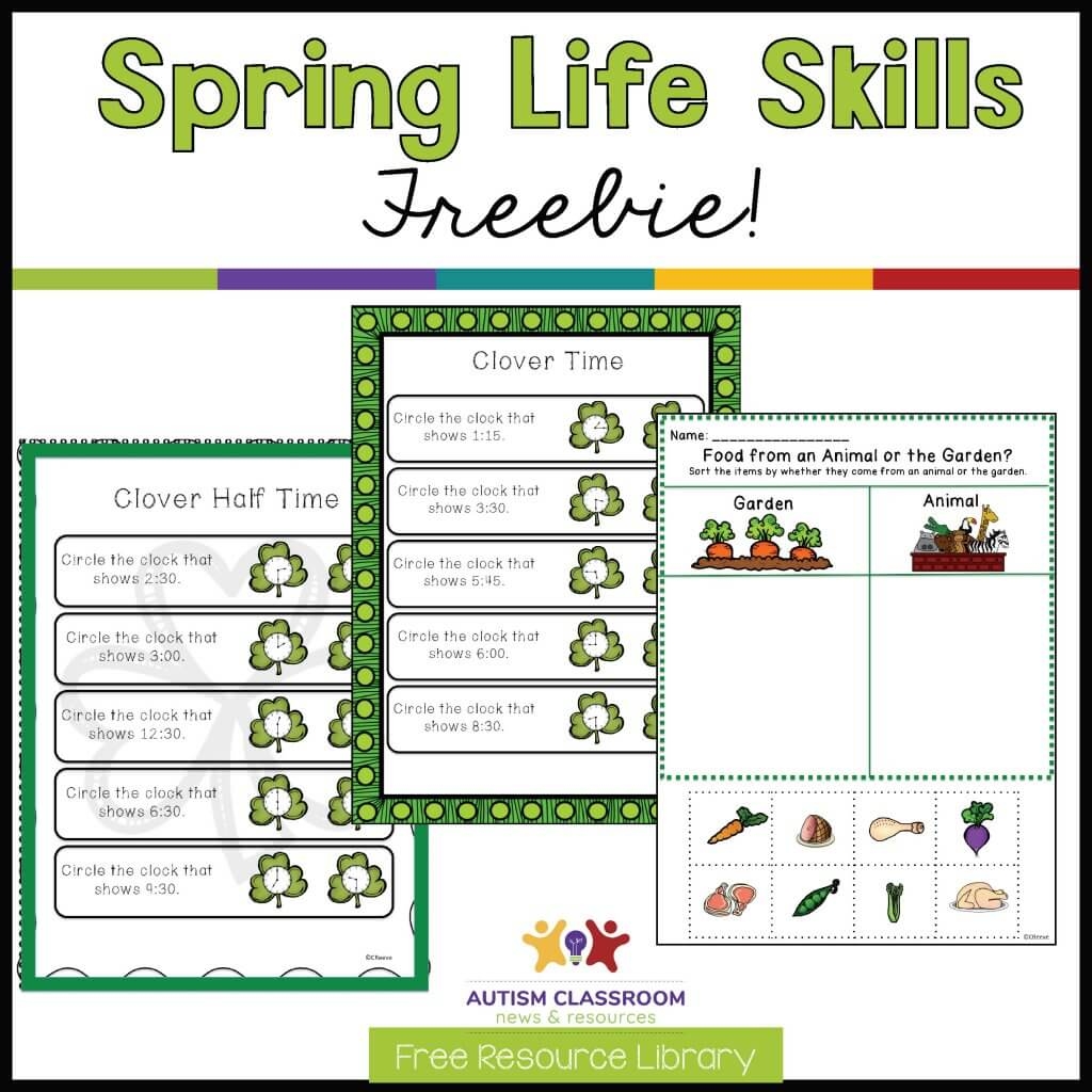 3 Spring Special Education Resources To Engage Students And Save You Time Including A Free One Autism Classroom Resources 3 Spring Special Education Resources To Engage Students And Save You Time Including A Free One Autism Classroom Resources