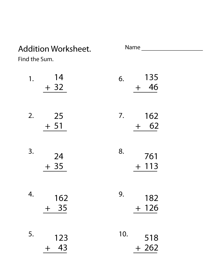 3rd Grade Printable Worksheets