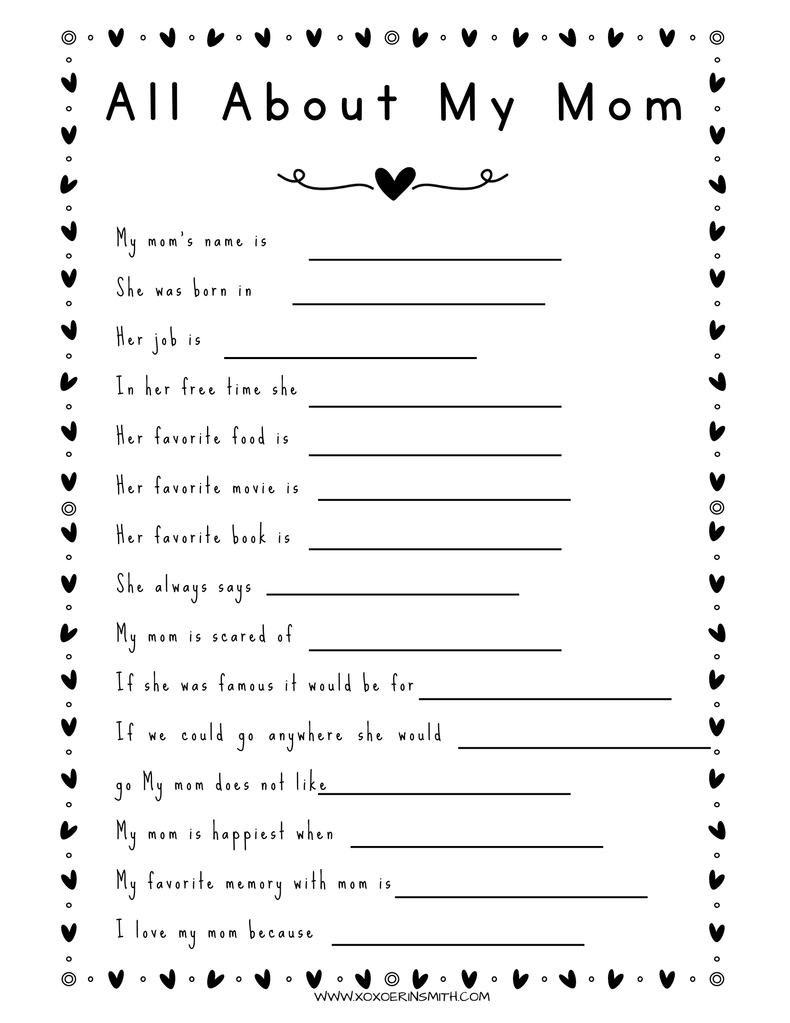 4 FREE Happy Mother s Day Best Templates Xoxoerinsmith