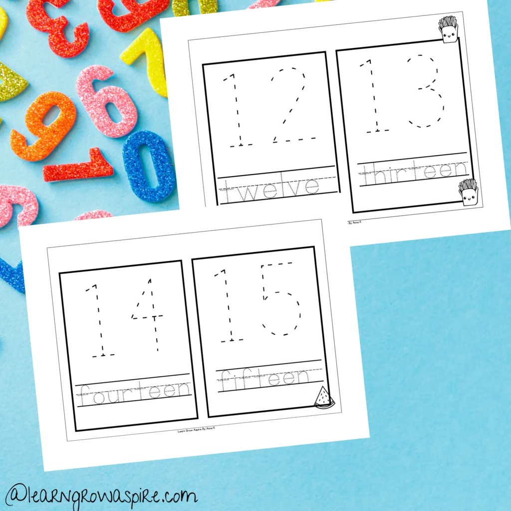 50 Free Tracing Numbers 1 20 Worksheets Learn Grow Aspire
