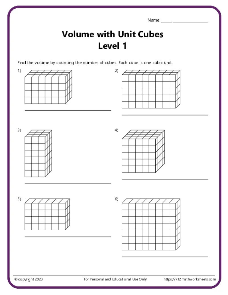 5th Grade Math Worksheets