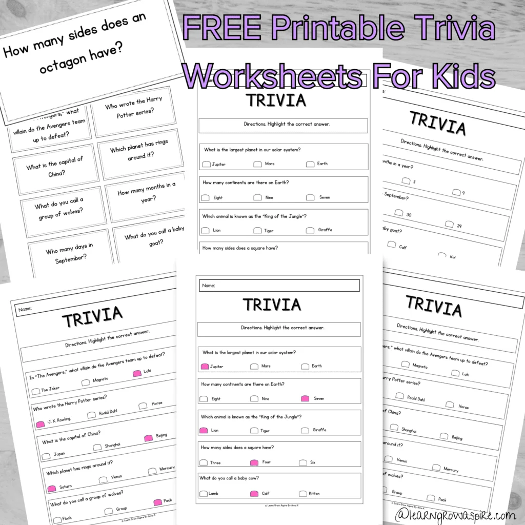 75 Super Fun Trivia Questions And Answers For Kids Learn Grow Aspire 75 Super Fun Trivia Questions And Answers For Kids Learn Grow Aspire