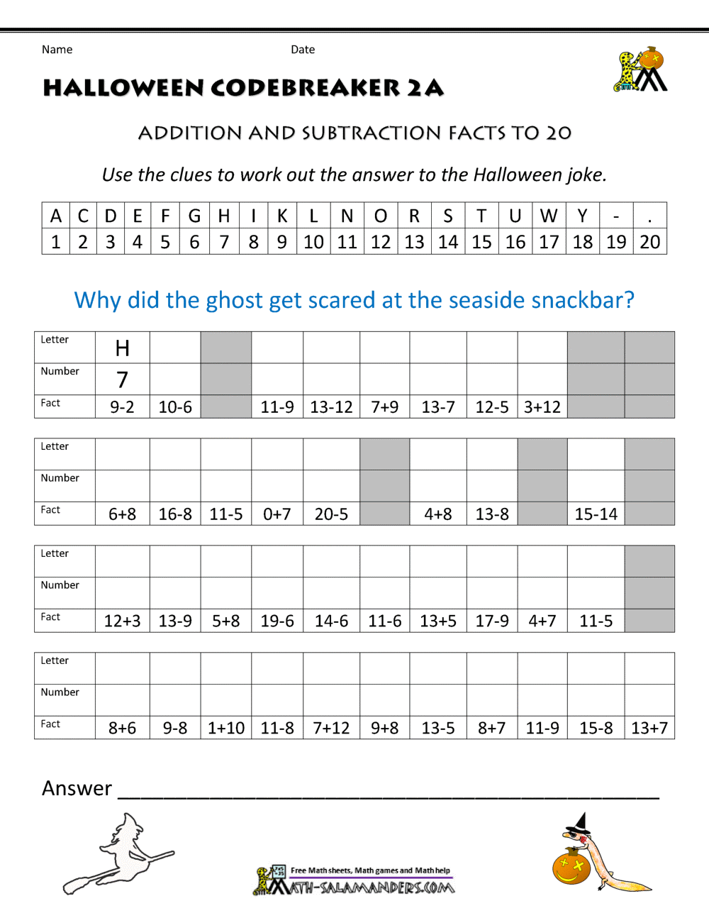 7th Grade Math Worksheets Free Printable With Answers