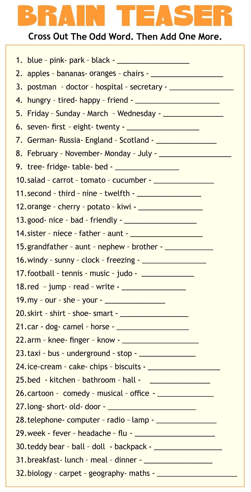 Adult Cognitive Worksheets 14 Free PDF Printables Printablee Adult Cognitive Worksheets 14 Free PDF Printables Printablee