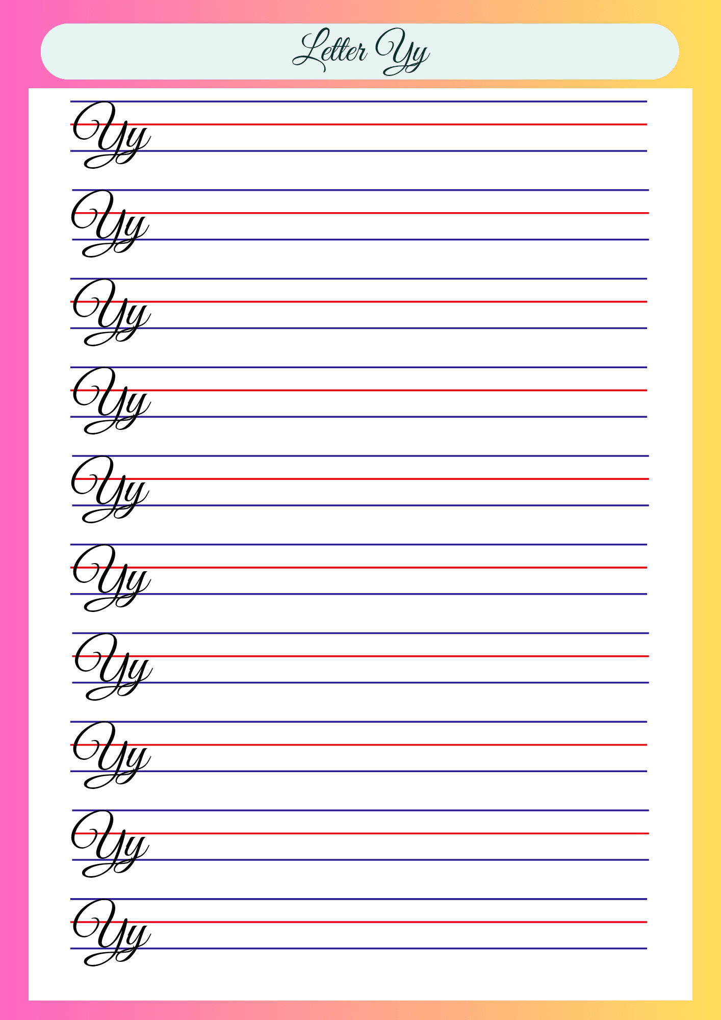 Alphabet Cursive Writing Guide By Catherinearcon Raket PH