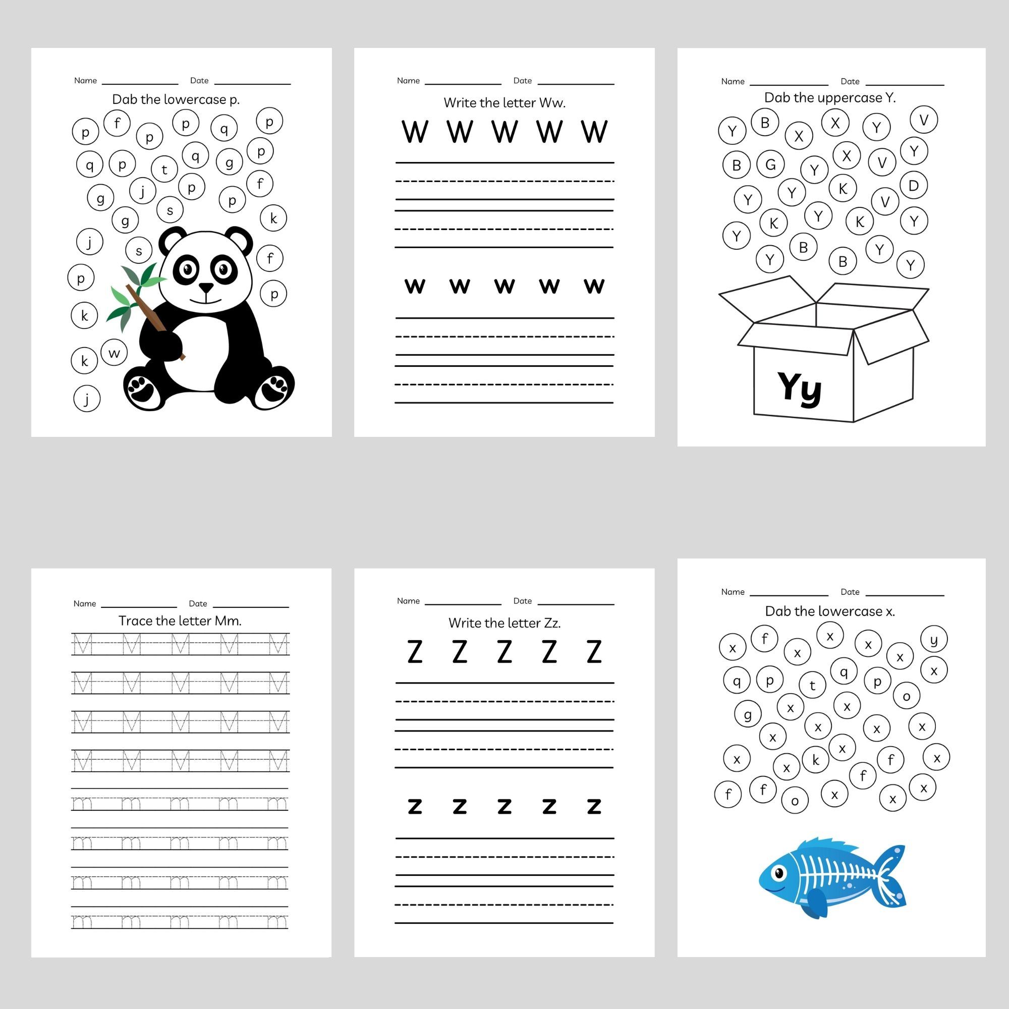 Free Preschool Worksheets Age 3-4 Printable