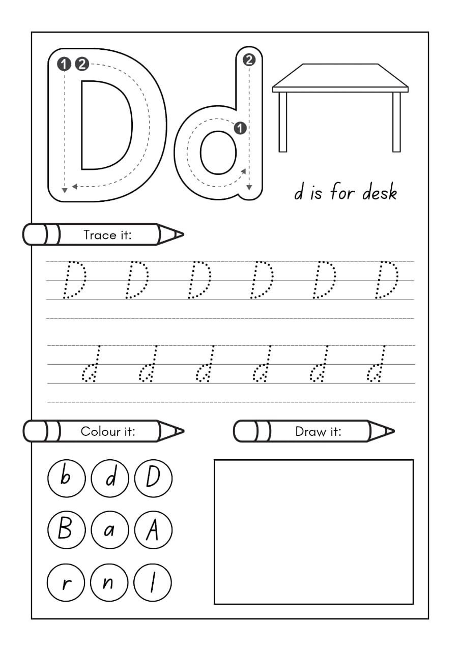 Free Printable Preschool Letter A Worksheets