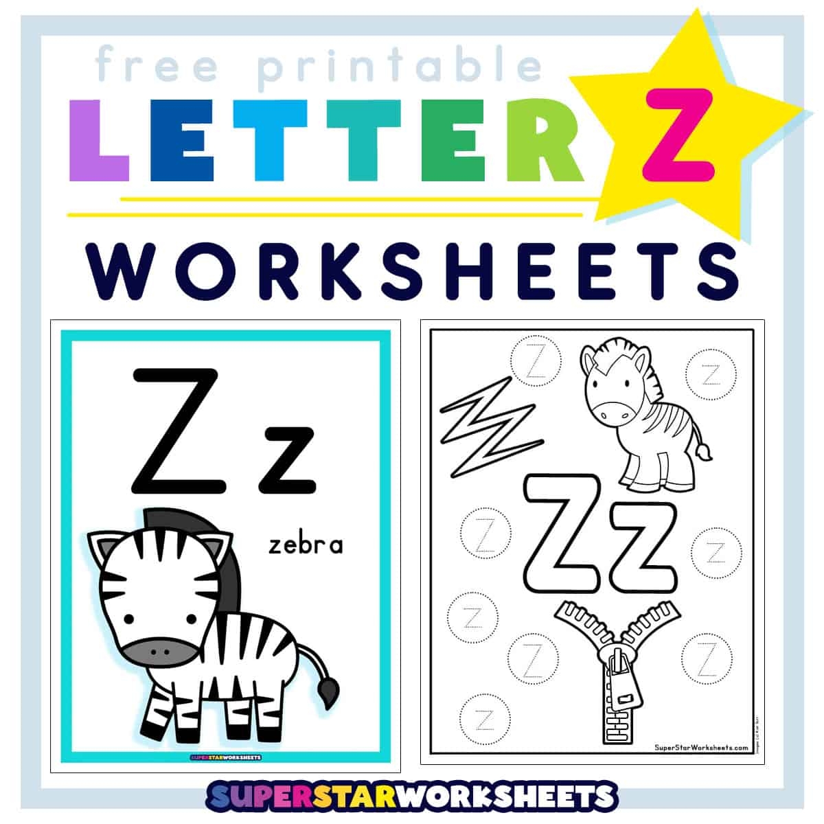 Kindergarten Free Printable Worksheets Alphabet