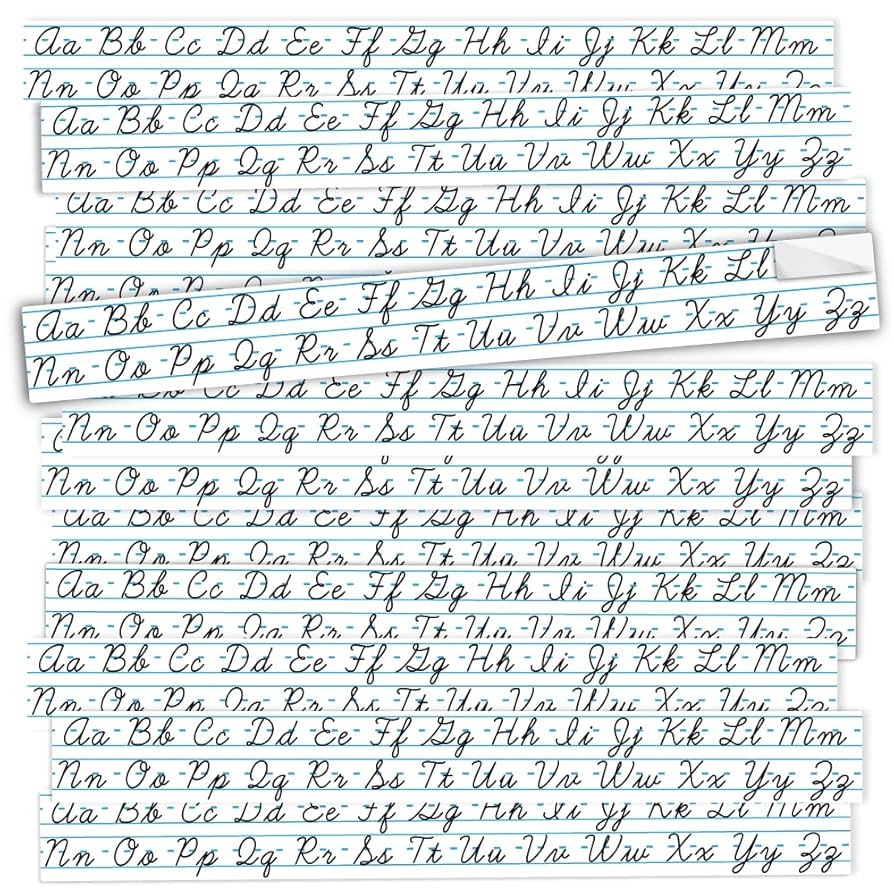 Printable Cursive Alphabet Worksheets