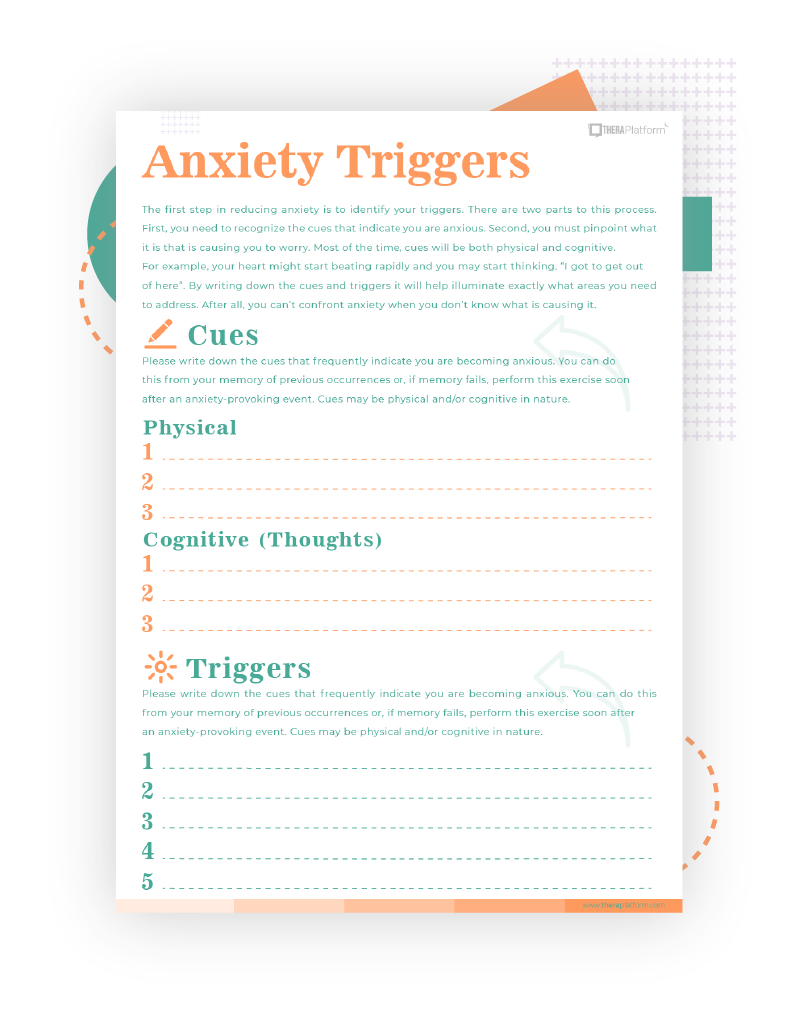 Anxiety Worksheets