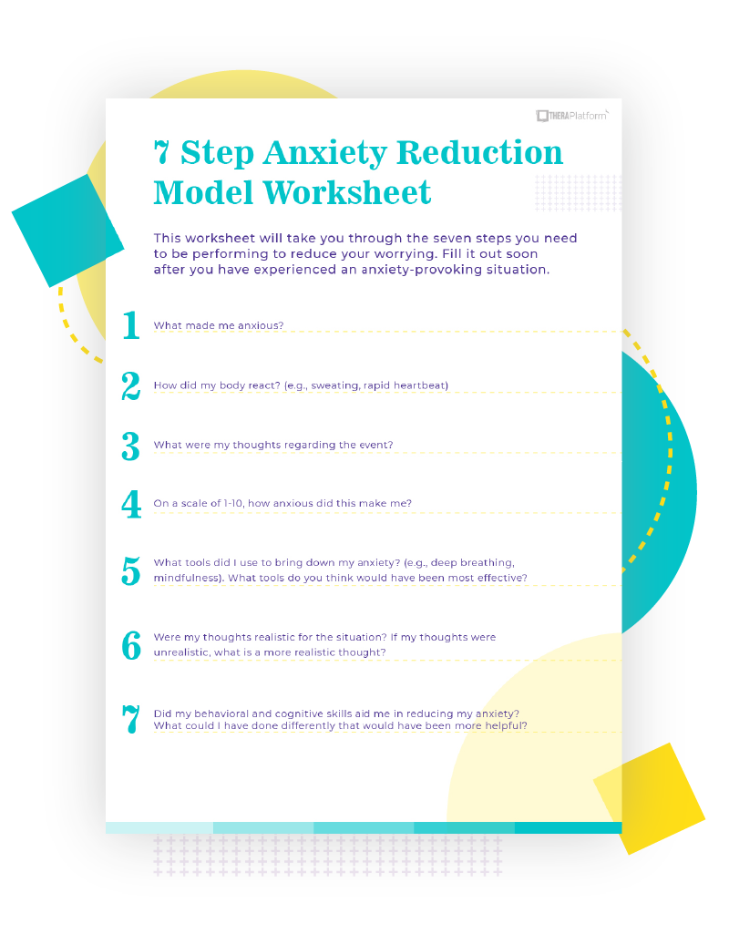 Anxiety Worksheets Anxiety Worksheets