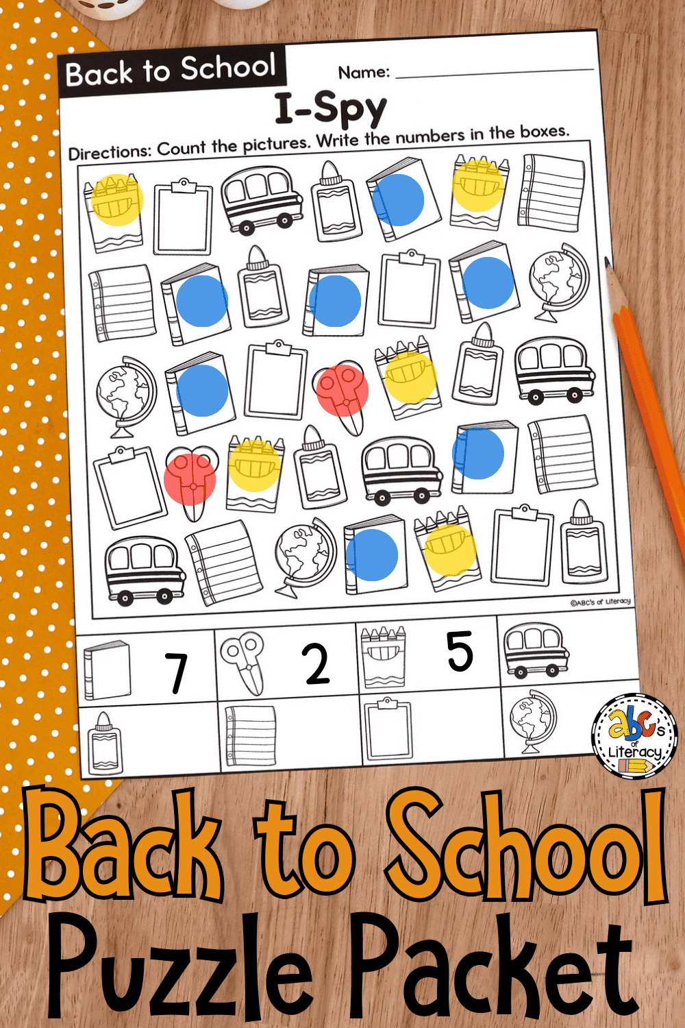 Back To School Puzzle Worksheets