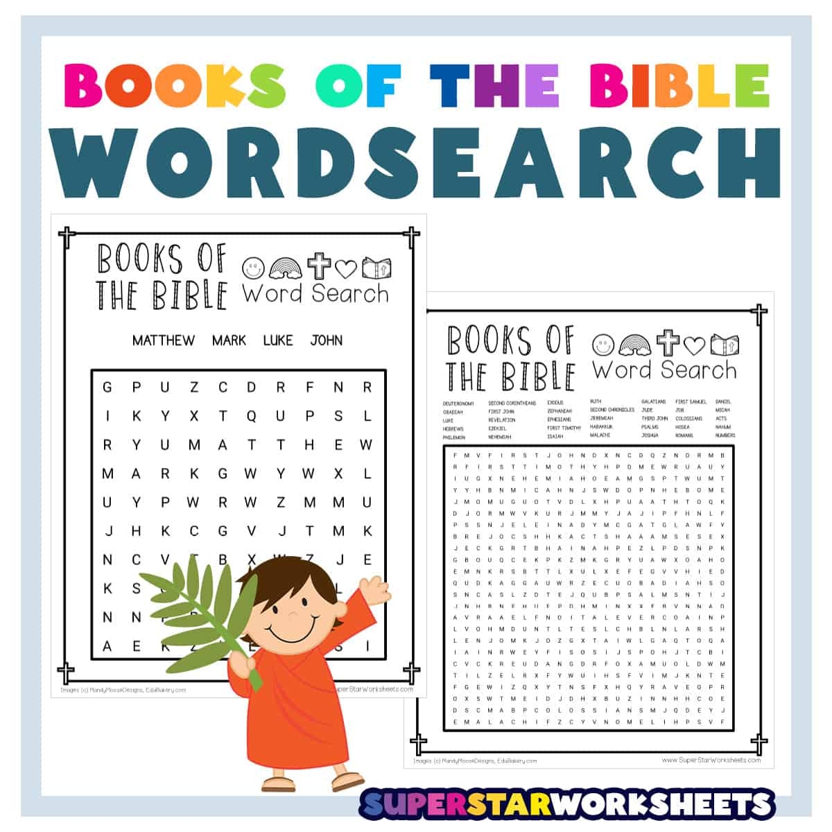 Free Printable Books Of The Bible Worksheets