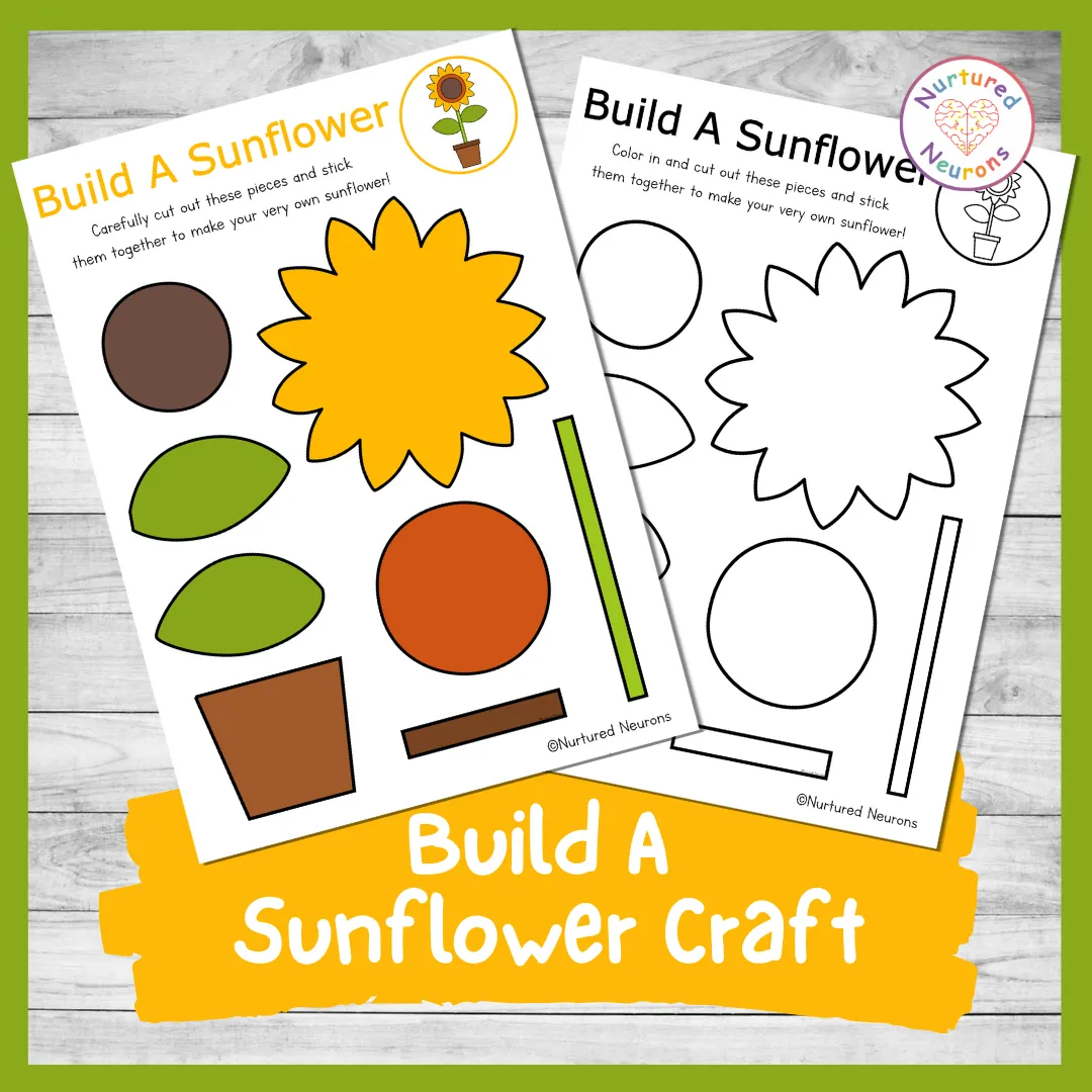 Printable Cut And Paste Craft Worksheets