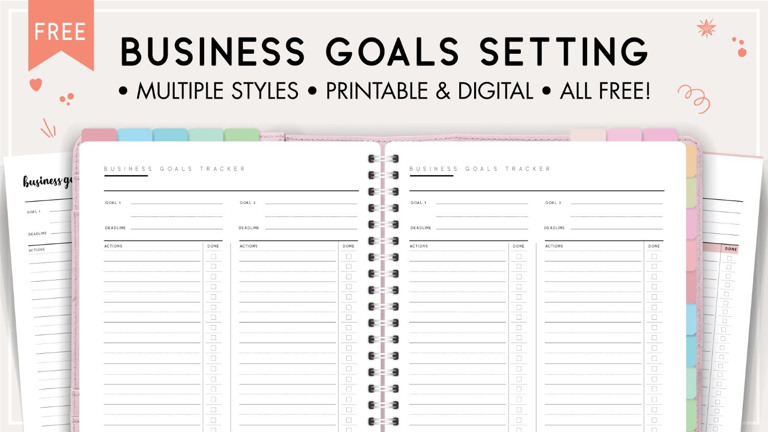 Goal Setting Worksheet Printable