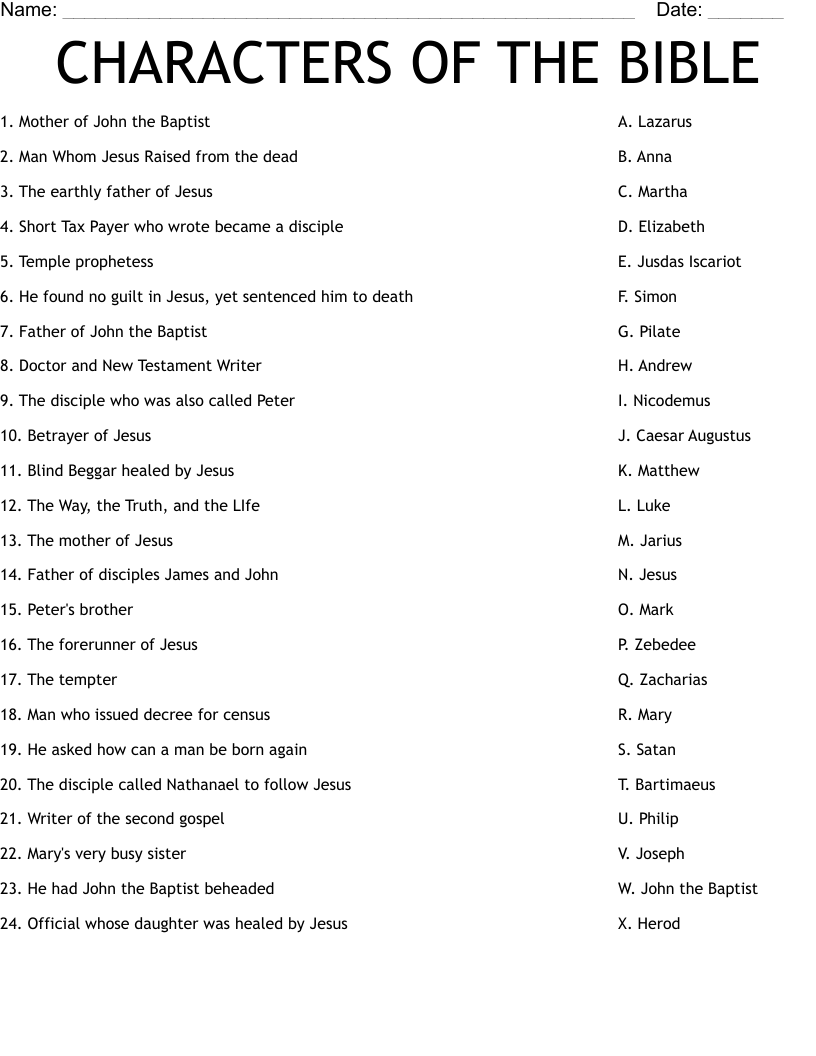 Free Printable Bible Worksheets For Adults Free Printable Bible Worksheets For Adults