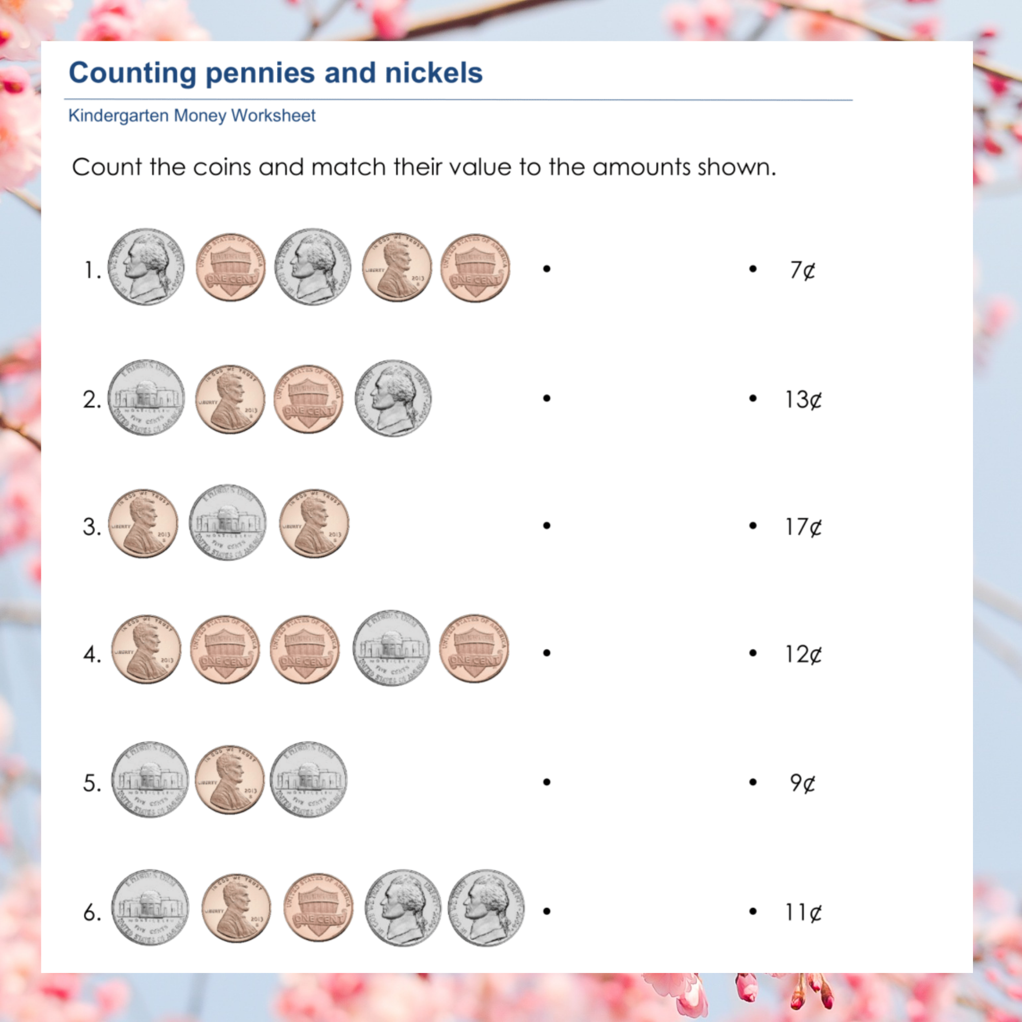 Coin Recognition Quest Printable Worksheets For Kids To Master Counting Skills Made By Teachers