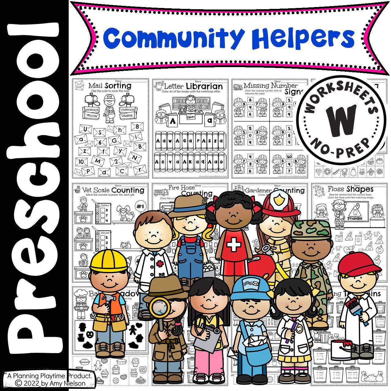 Printable Community Helpers Worksheets