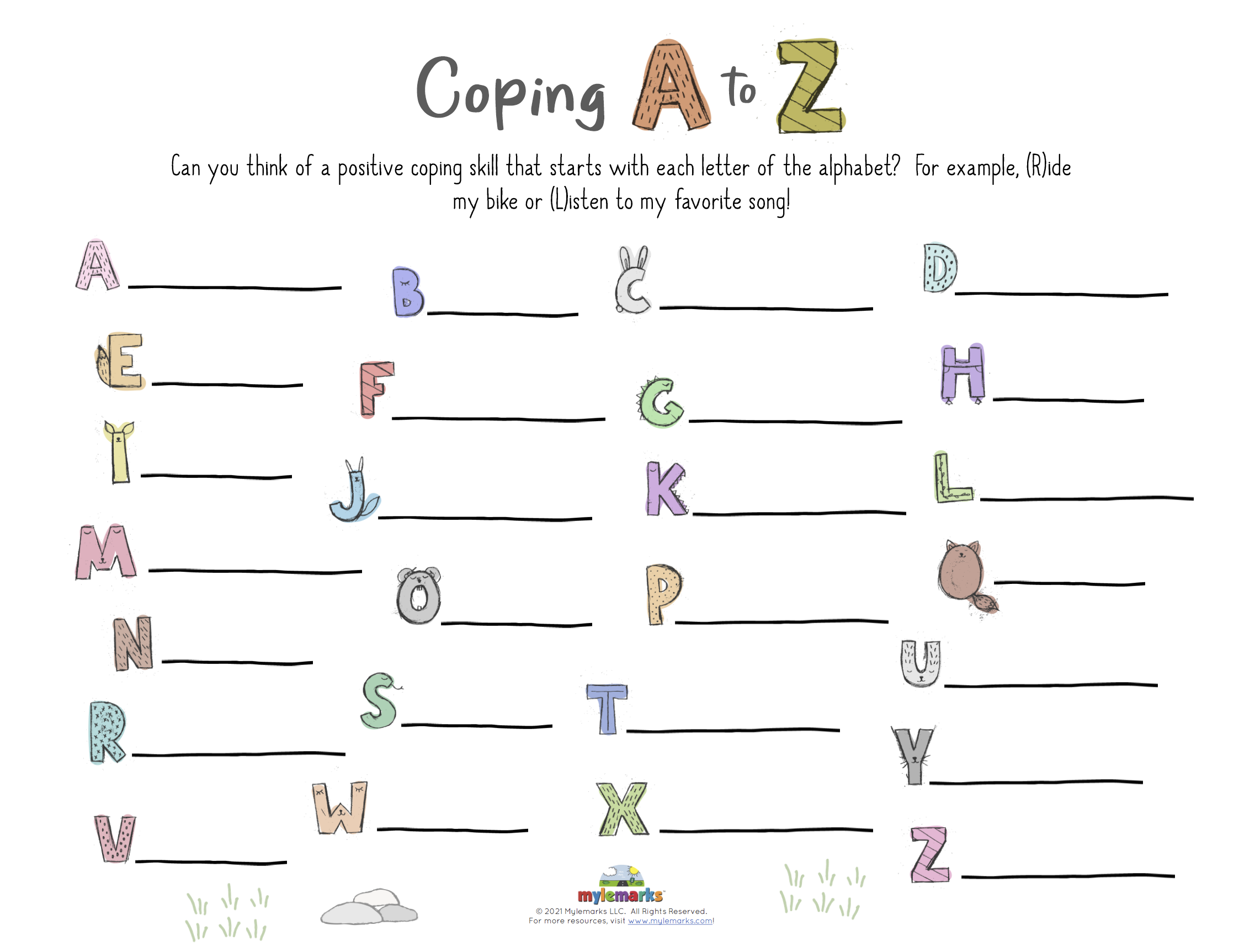 Free Printable Coping Skills Worksheets Pdf Free Printable Coping Skills Worksheets Pdf