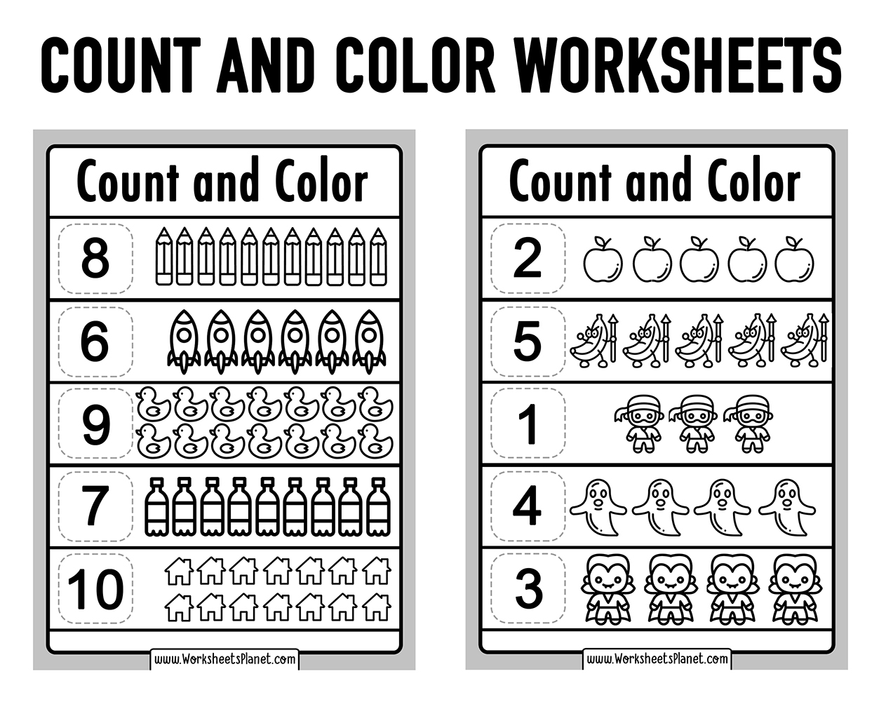 Printable Color Worksheets Printable Color Worksheets