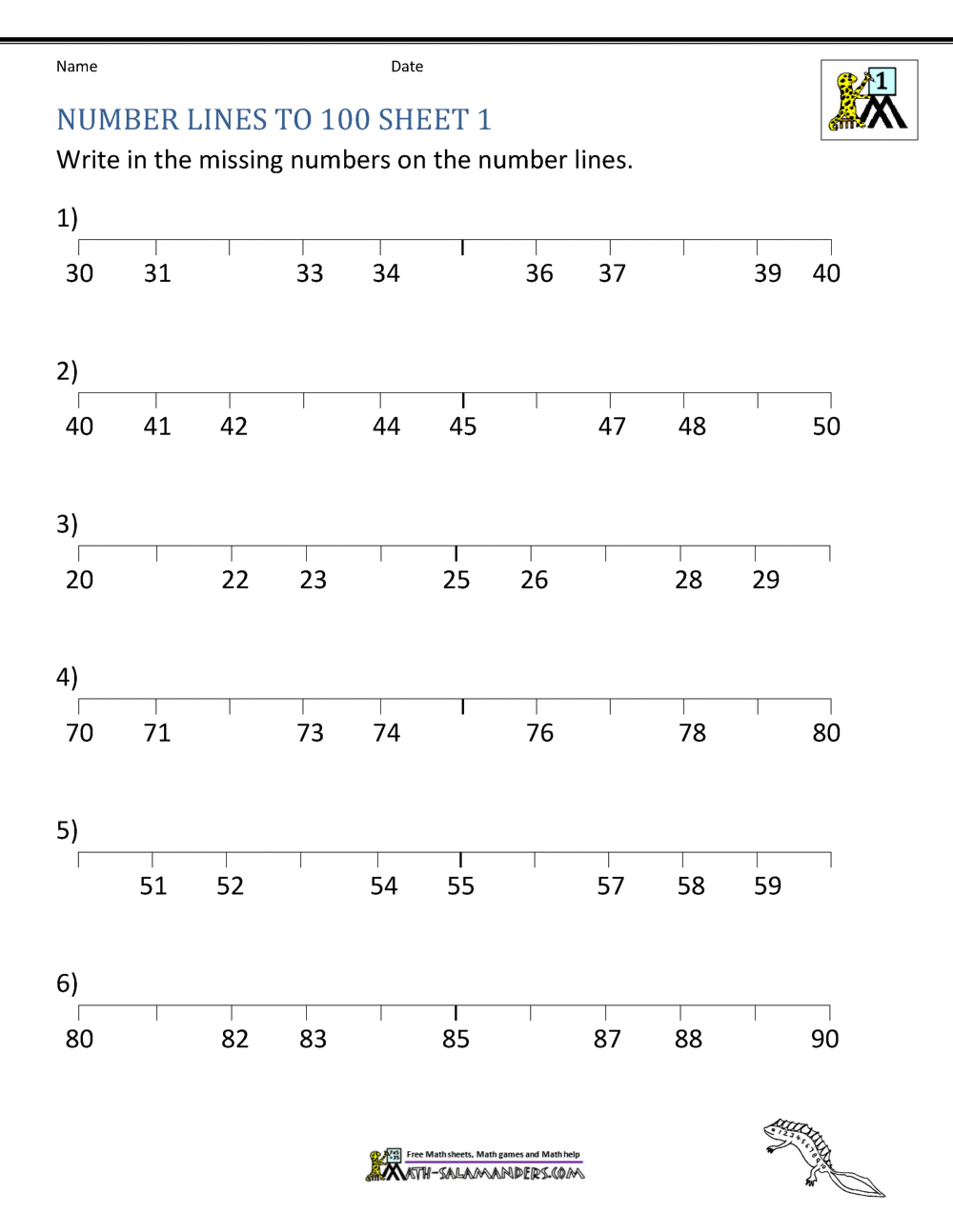 Count To 100 By Ones Count To 100 By Ones
