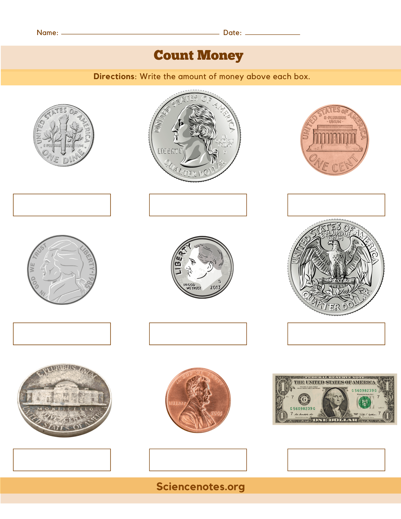 Free Printable Money Worksheets Free Printable Money Worksheets