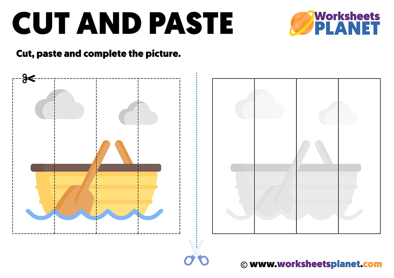 Free Printable Cut And Paste Worksheets