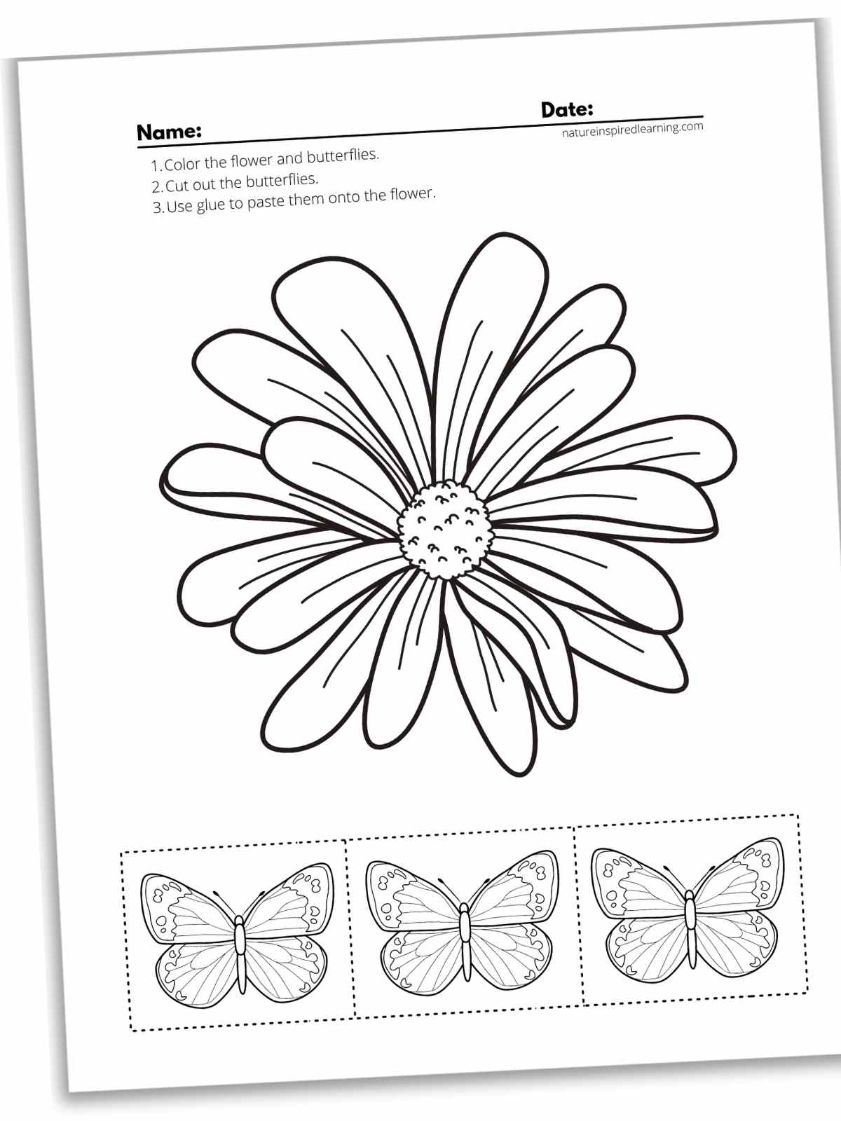 Printable Color Cut And Glue Worksheets Printable Color Cut And Glue Worksheets
