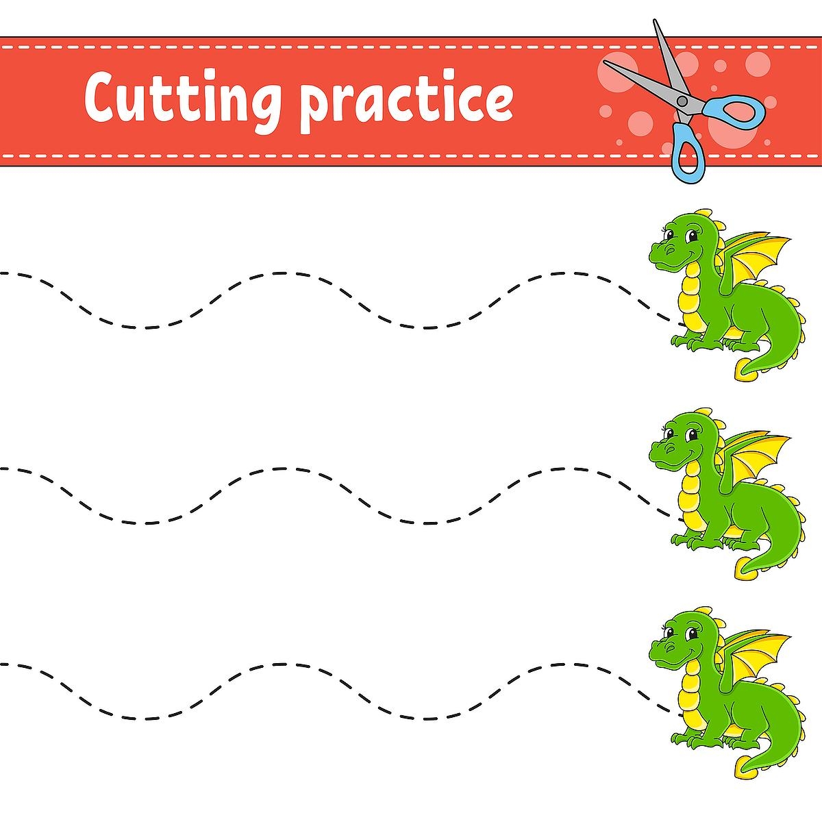 Printable Cutting Worksheets For Preschoolers