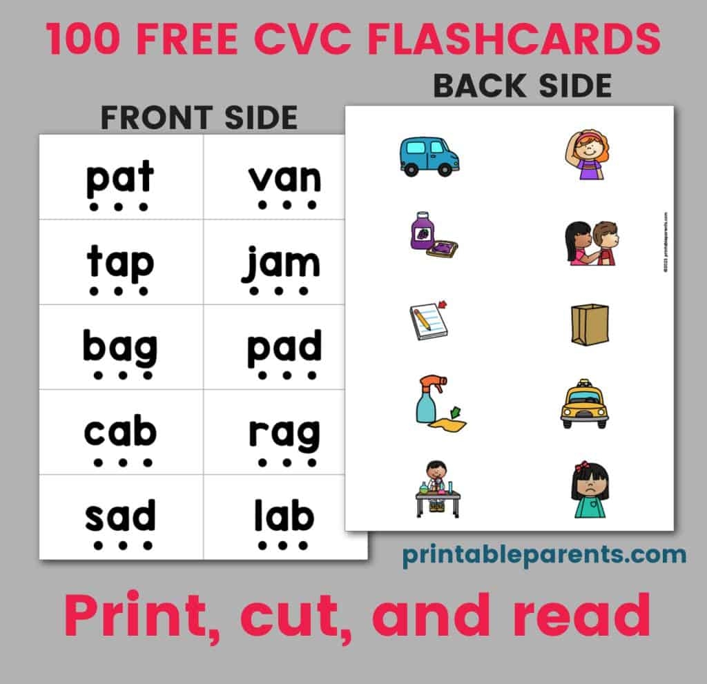 Free Printable Cvc Worksheets