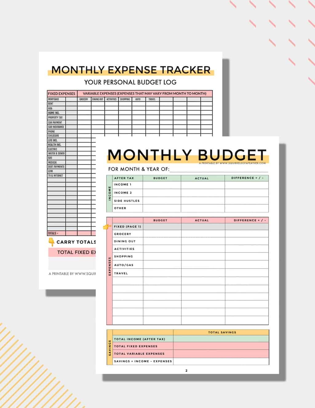 Free Budgeting Worksheets Printable