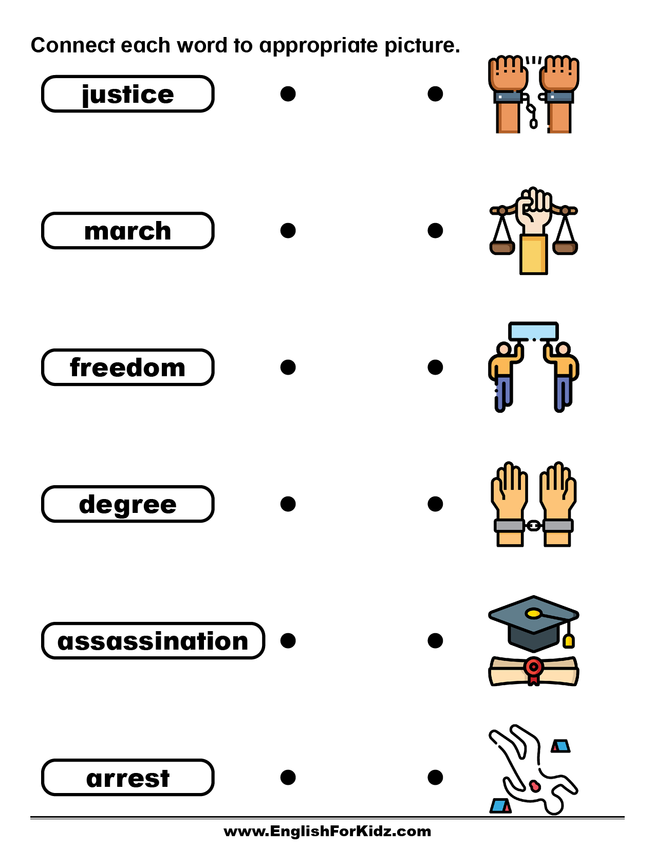 English For Kids Step By Step Martin Luther King Jr Day Worksheets Free PDF 