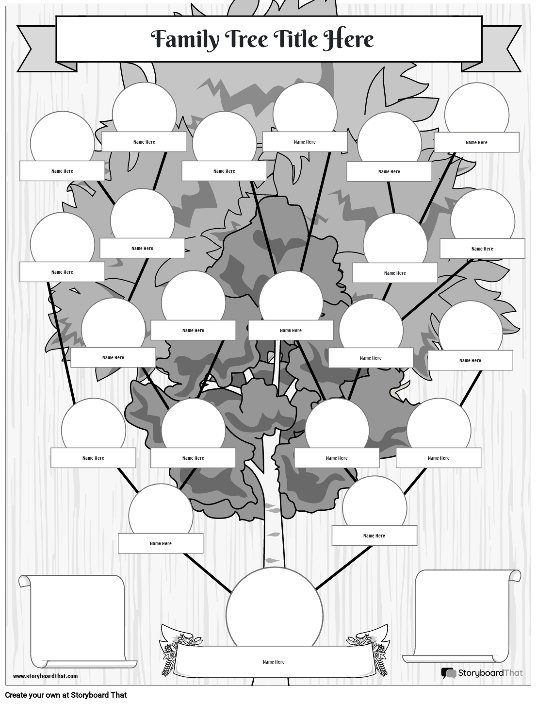 Family Tree Maker Free Templates By Storyboard That