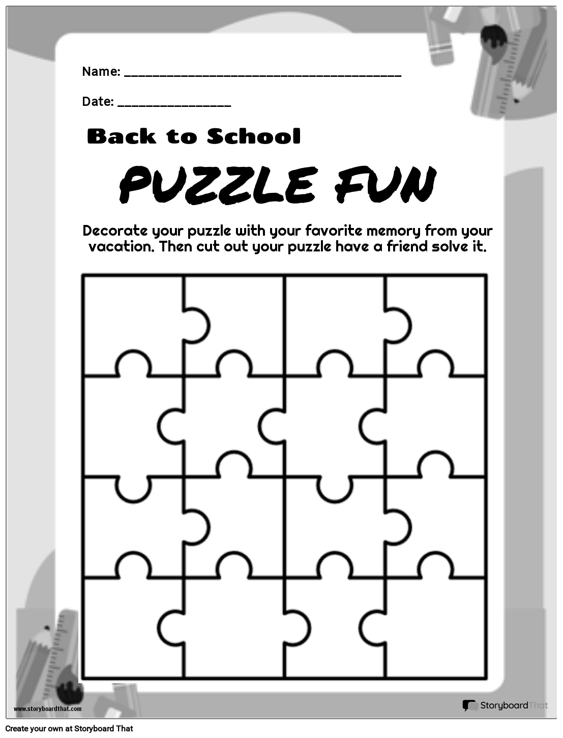 Printable School Worksheets