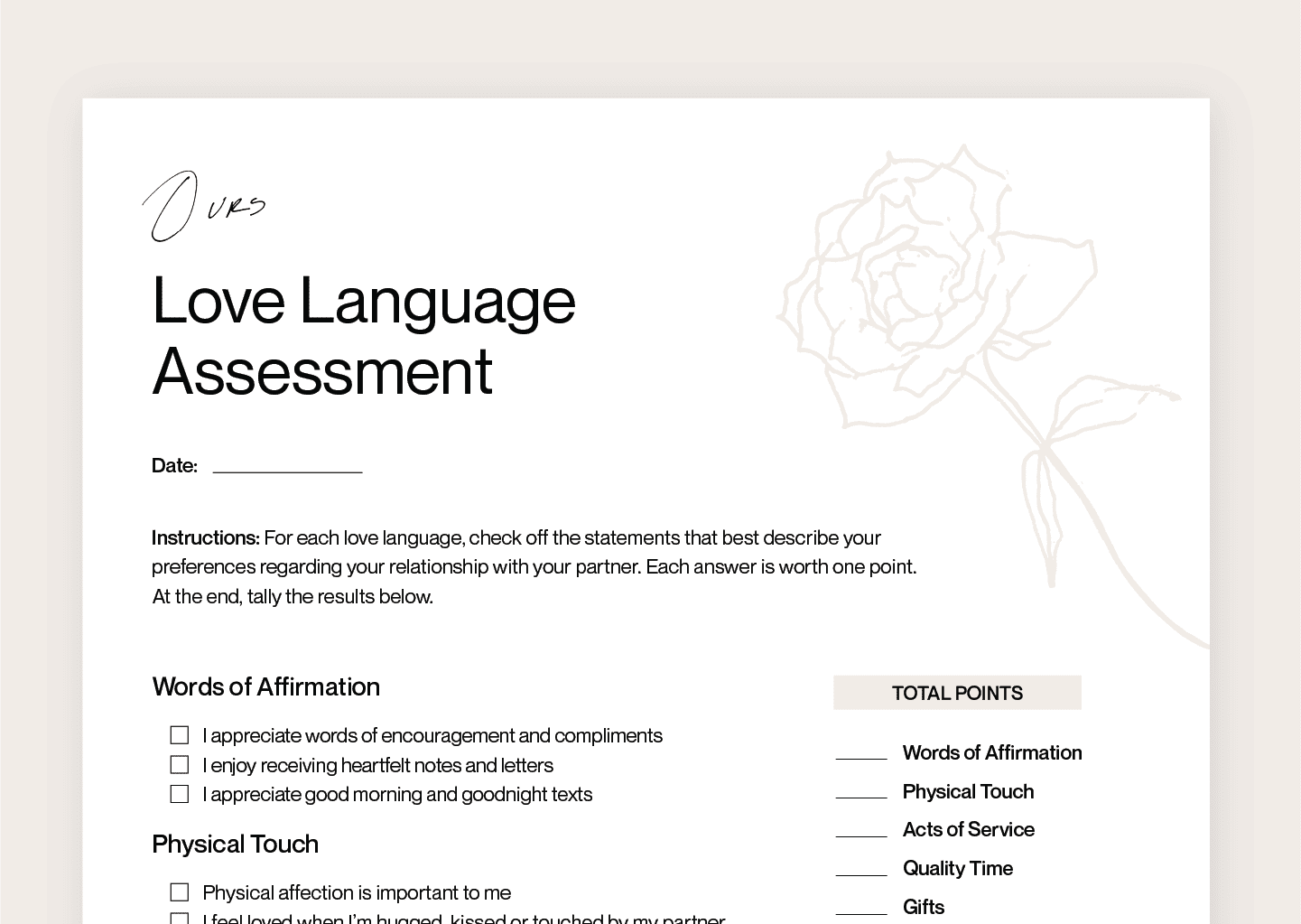 Five Couples Therapy Worksheets Ours