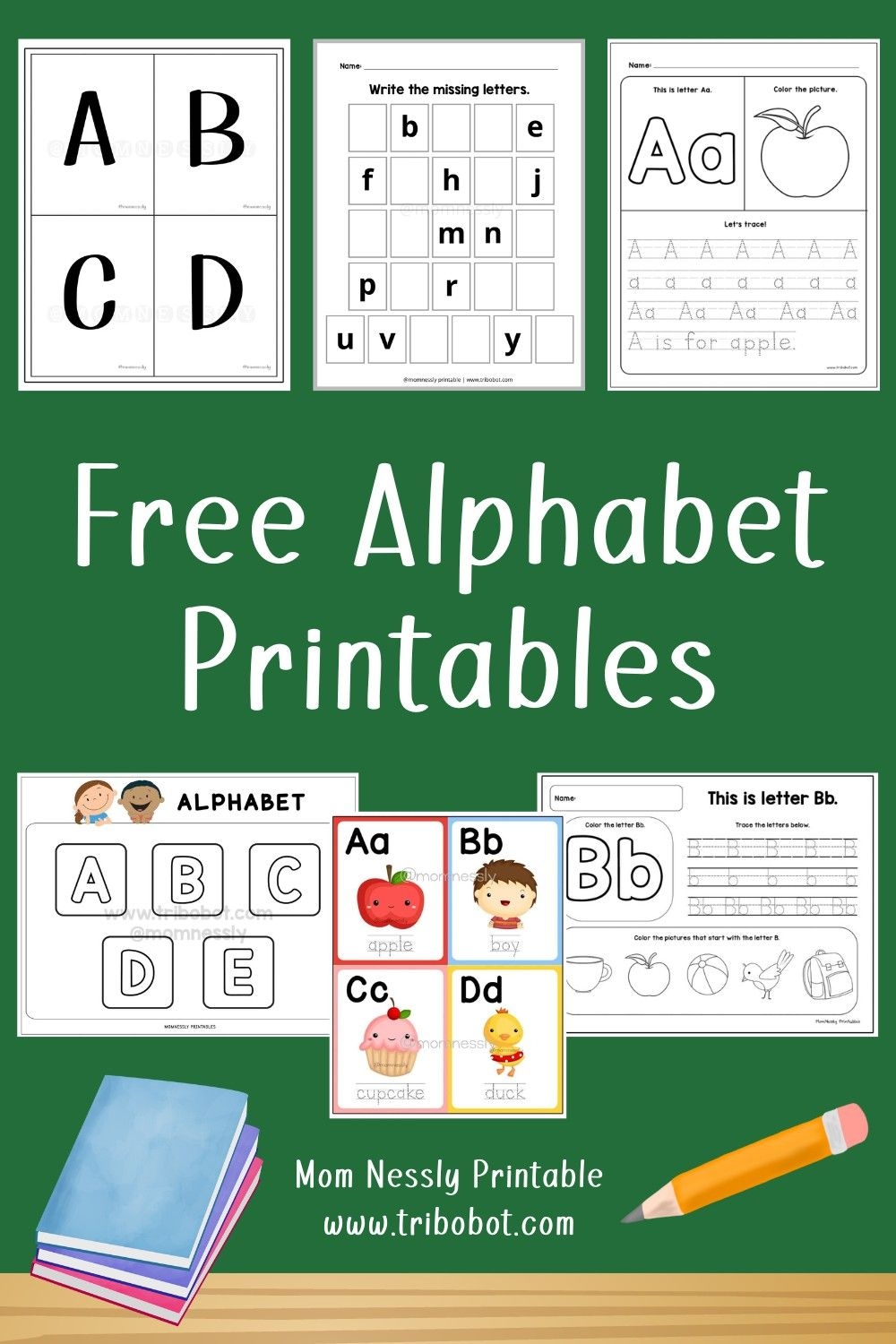 Free Alphabet Printables A To Z Printable Party Favors Free Alphabet Printables A To Z Printable Party Favors
