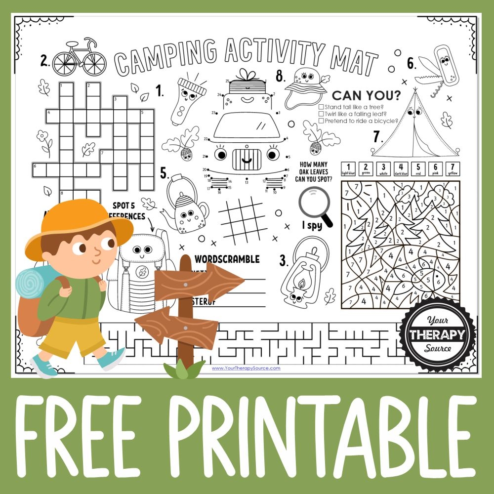 Free Printable Kids Worksheets