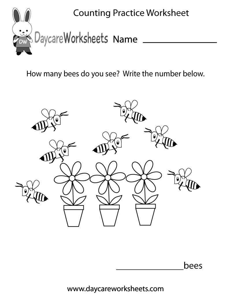 Printable Counting Worksheets