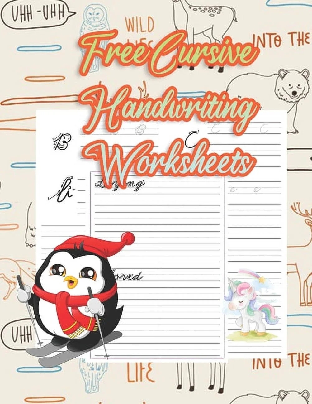 Free Cursive Handwriting Worksheets Handwriting Tracing Workbook Handwriting Practice Paper For Kids handwriting Practice Sheets Paperback Walmart